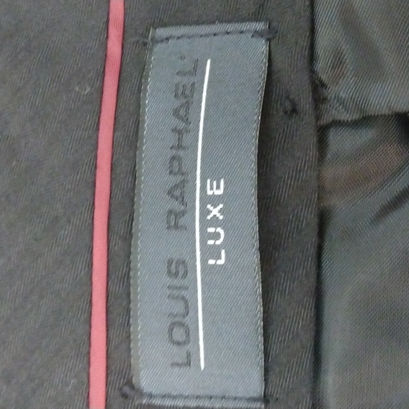 Louis Raphael Luxe Dark Gray Wool Dress Pants 38 - 30.25 - Picture 11 of 14